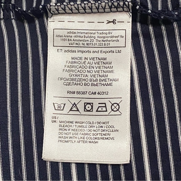 Adidas Golf Polo ClimaLite Short Sleeve Cowboys Shirt Mens Size 2XL - Picture 7 of 8